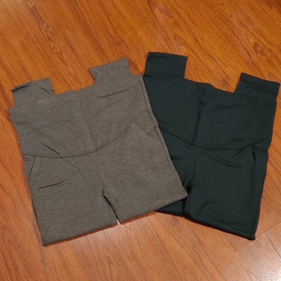 Simplicity Maternity Leggings 2 Pack One Size - Picture 2 of 7